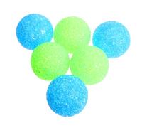 Hohopeti 6pcs Interactive Cat Ball Toys with Bells, 5cm Plastic Pet Balls for Indoor Kitten Play and Exercise Random Color