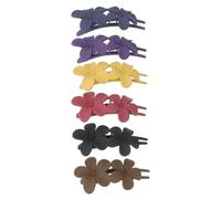 Hohopeti 6pcs Large Flower Hair Claw Clips for Styling, Assorted Colours, Convenient to Use, Keep Hair in Place, for Carnival and Themed Party Activities