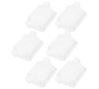 Hohopeti 6Pcs Large White Plush Bear Clothes Replacement Set, Soft Bear Doll Outfits, Small Lovely Doll Costumes for Stuffed Animal Decoration and Collectible Accessories