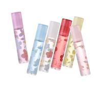 Hohopeti 6pcs Lip Oil and Gloss for Women Moisturizing Hydrating Natural Lip Care Supplies Non-sticky Vitamin-enriched and Plumping Gloss Pack