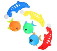 Hohopeti 6pcs Pool Diving Lightweight Underwater Fish and Dolphin Swim for Boys Promotes Diving Skills and Fun Summer Water Play