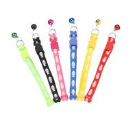 Hohopeti 6pcs Printed Collar for Cat Creative Pet Collar Adorable Pattern for Kitten Random Color