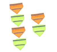 Hohopeti 6pcs Reflective Dog Bandana Scarf High Visibility Neckerchief for Pets Stylish and Safe for and Pet Accessory