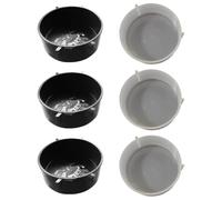 Hohopeti 6pcs Reptile Feeding Dishes for Lizards Turtles Frogs Multifunctional Food Water Bowls for Reptiles Easy to Clean Compact Design Random Colors