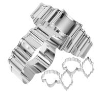 Hohopeti 6pcs Stainless Steel Cookie Cutters Lantern Shape Reusable Baking Tool for Cookie Making Non-Stick Biscuit Cutter Easy to Clean DIY Fondant Mold for Pastry