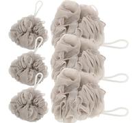 Hohopeti 6pcs Wear-Resistant Travel Loofah Bath Balls Lanyard Portable Shower Sponges for Adults Daily Use Hotel Bath Puff Exfoliating Body Scrubber