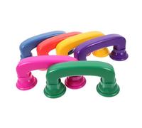 Hohopeti 6pcs Whisper Phones Colored Abs Auditory Feedback Reading Phones for Early Speech Therapy and Pronunciation Correction Smooth Edges Educational for Boys