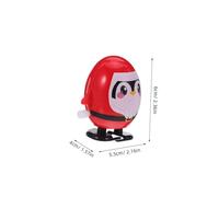 Hohopeti 6pcs Wind-up Penguin Christmas Party Favors Cute Cartoon Clockwork Figures for Easy Wind Mechanism Festive Holiday Fun Motor Skills Development