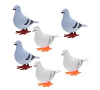 Hohopeti 6pcs Wind Up Pigeons Jumping for Novelty Clockwork Bird Models for Gifts Fun Hand Eye Skill Development and Holiday Party Favors Mixed Colors Random Color