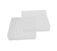 Hohopeti 81grids Cryogenic Storage Box for Test Tubes Tube Rack Freezer Storage Holder for Labs and Research -term Sample for Organizing