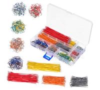 Hohopeti 840 Pcs Breadboard Jumper Wires Kit with Aluminum Core Flexible Solderless Cables Assorted Lengths and Colors for Electronic Breadboard Projects DIY Circuit Testing and Prototyping