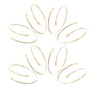 Hohopeti 8Pcs Adjustable Gold Metal Arm Cuff Bracelets for Women Stackable Minimalist Wide Open Wire Bangles Daily Travel Party Upper Arm