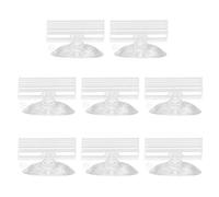 Hohopeti 8pcs Aquarium Plate Clamps Suction Cup Clips Fish Tank Isolation Board Holders for Aquarium Dividers Fish Bowls Accessories