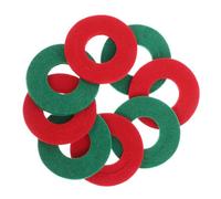 Hohopeti 8pcs Battery Terminal Washers Fiber Automotive Battery Terminal Protector Washers Anti-corrosion Pads Red Green Easy Install