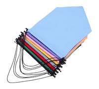 Hohopeti 8pcs Enamel Pin Display Board Wall-mounted Brooch Organizer Canvas Banner with Mixed Colors for Collectible Pins and Lapel Badge Storage Assorted style