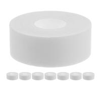 Hohopeti 8pcs Invisible Collar Sweat Absorbing Pads Self-adhesive Non-woven Fabric Collar Protectors for Shirts and Hats, White 2.5cm X 800cm Sweat-resistant Neck Liners for Men and Women