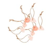 Hohopeti 8pcs Pink Salt Lick Blocks for Horses Cattle Deer Alpaca Goats Natural Mineral Chew Each Enhances Nutrition Digestion Immune Function Easy to Hang for Livestock