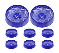 Hohopeti 8pcs Plastic Pigeon Nesting Bowls Breeding Hatching Trays for Birds Cage Natural Egg-laying Support Suitable for Pigeons and Doves