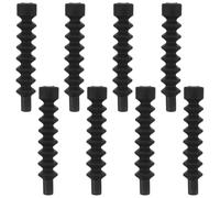 Hohopeti 8pcs Rubber Brake Cable Sleeve Protector for Mountain Bike Bike Brake Cable Cover Dustproof Housing Outdoor Cycling Line Dust Shield