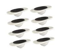 Hohopeti 8pcs Self-adhesive Storage Box Casters Wheels Sticky Rollers for Moving Storage Bins and Packing Boxes with Smooth Edges Suitable for Kitchen Bedroom Bathroom and Living Use