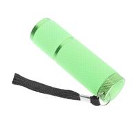 Hohopeti 9led UV Nail Art Lamp Portable Mini LED Flashlight Nail Drying Light Green Small UV Detection Lamp for Gel and Currency Testing