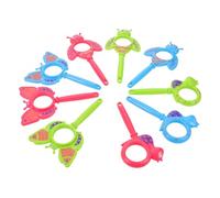 Hohopeti 9pcs Cartoon Insect Magnifiers Handheld Butterfly Bee Snail Shapes Portable Lightweight Plastic Reading and Observation Tools for Outdoor Exploration and Classroom Use