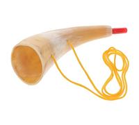 Hohopeti 9pcs Practice Horn Toy Viking Horn Blow Miniature Solid Wear-resistant Material Portable Random Color