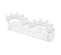 Hohopeti Acrylic Tweezers Storage Rack with Stable Base for Lash Technicians Makeup Organizer for Eyelash Extension Supplies Tweezers Holder Shelf for Lash Accessories