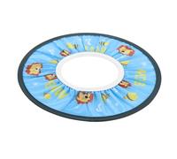 Hohopeti Adjustable Baby Shower Hat Waterproof EVA Ear Protection Shampoo Cap for Babies Bathing Cartoon Style with Elastic Rubber Inner Ring