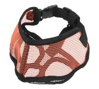 Hohopeti Adjustable Breathable Orange Dog Muzzle Anti-bite Mesh Mask for Outdoor Use Small Size Bulldog and French Bulldog Training
