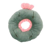 Hohopeti Adjustable Cat Collar Soft Plush Cactus Design Wound Healing Kitten Cone for Scratch Prevention Comfortable Protective Pet Neck Guard