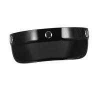 Hohopeti Adjustable Motorcycle Helmet Sun Visor Black Outdoor Safety Visor for Half and Helmets UV Protection Wind Shield Lens with Buckle for Clear Vision in Summer Riding