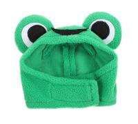 Hohopeti Adorable Frog-shaped Hamster Hat Small Pet Lightweight Party Costume for Hamsters Guinea Pigs Chinchillas and Mice Comfortable Fit for Cute Photos and Festive Decoration