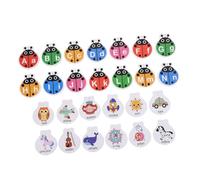 Hohopeti Alphabet Pairing Game for Preschool Kindergarten Montessori Educational with Self-correcting Sight Words and Letter Cards Enhances Fine Motor Skills and Cognitive Development