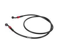 Hohopeti Aluminum Alloy Braided Motorcycle Hydraulic Brake Line Hose for Motocross ATV Dirt Bike Lightweight Flexible Oil Pipe for Efficient Brake Fluid Transmission and Clutch System