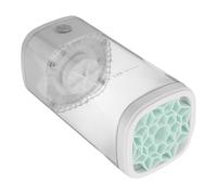 Hohopeti Automatic Makeup Brush Cleaner Machine Electric Makeup Brush Cleaner Device Compact Sl esign Plastic Acrylic Material Prolongs Tool Lifespan Vanity Use