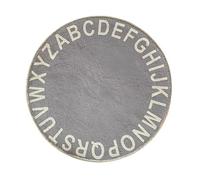 Hohopeti Baby Crawling Mat and Kids Play Carpet for Baby Room Round Alphabet Floor Mat Soft Surface Suitable for Toddler Nursery and Play Area