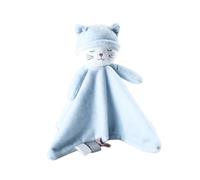 Hohopeti Baby Pacifying Blanket Providing Soothing Psychological Comfort Soft Blue with Pp Cotton Filling Sleep Soother Infant Comfort Towel for Cribs and Strollers for Newborns