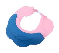 Hohopeti Baby Shampoo Hat and Bathing Ear Protector for Toddlers, Soft Waterproof Protective Cap Cute Blue Lion Design, Suitable for Baby Shower and Bath Time