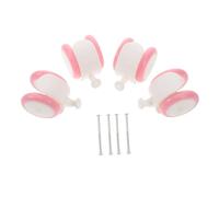Hohopeti Baby Walker Wheels 4pcs Replacement Kit Universal Fit Plastic Rubber Easy Installation Vibrant Attractive