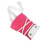 Hohopeti Barber Waist Bag and Pu Scissors Pouch Hairdressing Tool Organizer Crossbody for Professional Barbers Pink