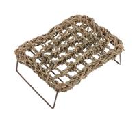 Hohopeti Bearded Dragon Hammock Reptile Bedding Mat with Incline Non-slip Lounger for Lizards Easy to Clean Woven Hammock Suitable for Habitat Resting and Basking