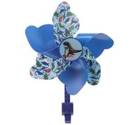 Hohopeti Bike Pinwheel Decoration for, Blue Dinosaur Handlebar Flower Windmill, Rotatable Cartoon Bicycle and Scooter Accessory, Creative Bike Decor for Outdoor Riding