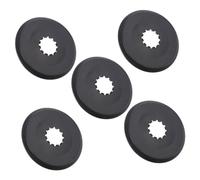 Hohopeti Bike Sprocket Cover with Comprehensive Protection and Easy Installation 5pcs Plastic Black Reduces Maintenance and Freewheel for Mountain Bike during Cycling on Mountain Trails