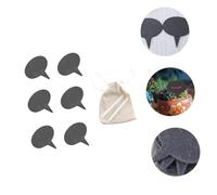 Hohopeti Black Cheese Labels with Unique Cheese Toppers Pens and Linen Bag Reusable Cake and Dessert Markers for Charcuterie Boards and Parties