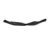 Hohopeti Black Pu Stroller Handle Grip Sleeve with Zipper Structure for Comfortable Outdoor Walking, Ergonomic Pushchair Armrest Protector Cover for City Walks