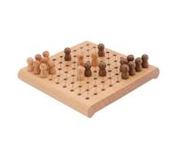 Hohopeti Board Game Premium Wood Chess and Checker for Boys and Interactive Educational Tabletop Playthings with Smooth Surface and Rounded Corners Enhances Cognition and Logical Thinking