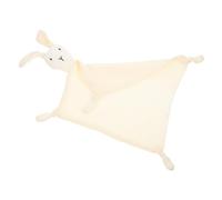 Hohopeti Breathable Cotton Muslin Security Blanket with Adorable Bunny Comforter for Newborns and Soft Lightweight Lovey for Sleep and Play Machine Washable Unisex Towel