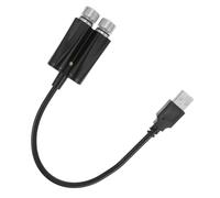 Hohopeti Car USB Star Roof Light, Red Blue LED Decorative Night Light, Auto Interior Celestial Ceiling Atmosphere Lamp for Vehicle Ambient Lighting