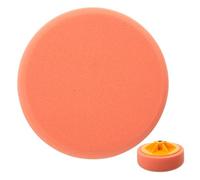 Hohopeti Car Wax Applicator Pad Orange Foam Buffing Sponge for Polishing and Waxing Drill Buffer Attachment for Auto Detailing and Smooth Glossy Finish